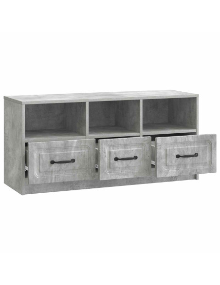 Mobile TV con cassetto Grigio Cemento 102 x 34,5 x 47 cm