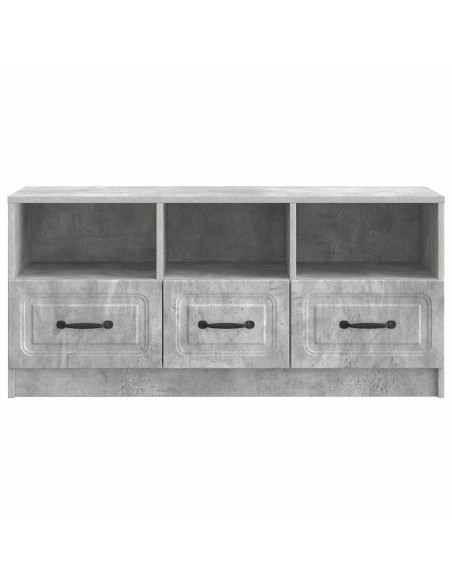 Mobile TV con cassetto Grigio Cemento 102 x 34,5 x 47 cm