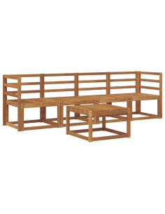 Set di divani da esterno 5 pcs Naturale 2