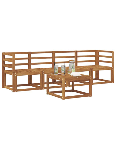 Set di divani da esterno 5 pcs Naturale