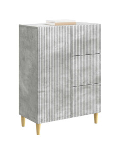 Credenza Grigio Cemento 66 x 34,5 x 90 cm Legno ingegnerizzato 2