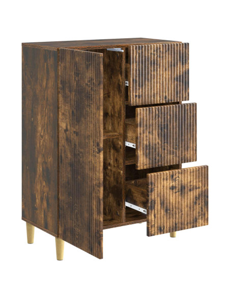 Credenza Rovere Fumo 66 x 34,5 x 90 cm Legno ingegnerizzato