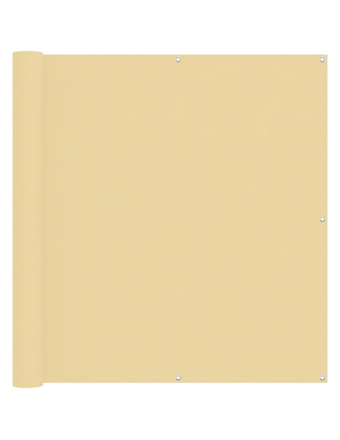 Schermo da balcone Sabbia 110 x 500 cm Tessuto Oxford