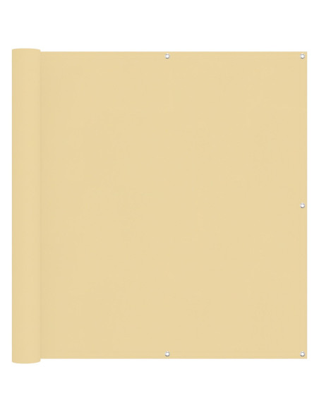 Schermo da balcone Sabbia 110 x 500 cm Tessuto Oxford