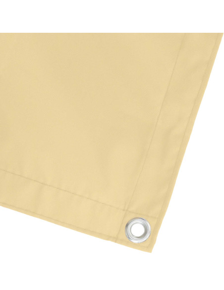 Schermo da balcone Sabbia 110 x 500 cm Tessuto Oxford