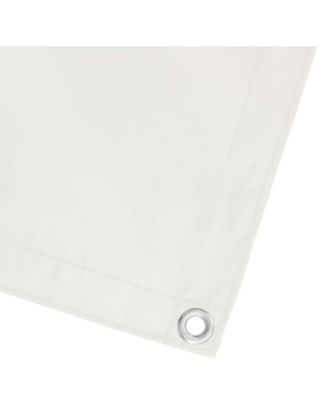Schermo da balcone Bianco 100 x 300 cm Tessuto Oxford