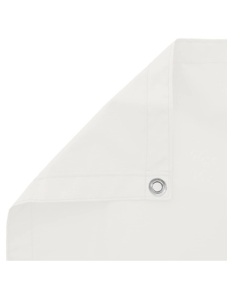 Schermo da balcone Bianco 100 x 300 cm Tessuto Oxford