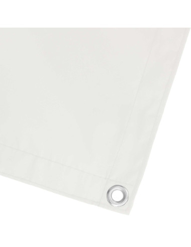 Schermo da balcone Bianco 100 x 600 cm Tessuto Oxford