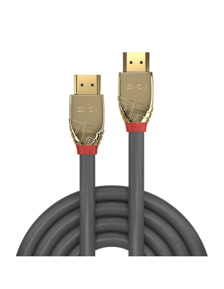 Lindy 37865 cavo HDMI 7,5 m HDMI tipo A (Standard) Oro, Grigio
