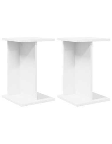 Supporto per piante 2 pcs Bianco 25 x 25,5 x 40,5 cm