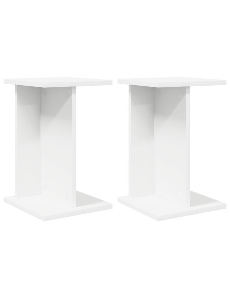 Supporto per piante 2 pcs Bianco 25 x 25,5 x 40,5 cm