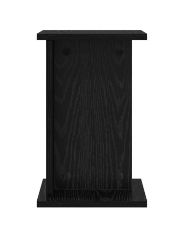 Supporto per piante Rovere Nero 25 x 25,5 x 40,5 cm