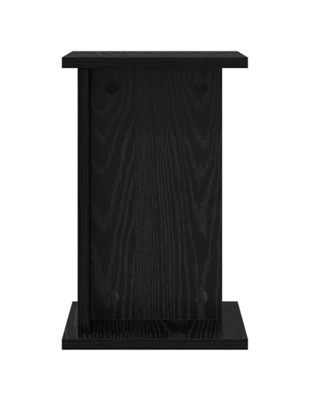 Supporto per piante Rovere Nero 25 x 25,5 x 40,5 cm