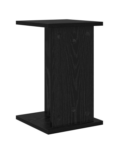 Supporto per piante Rovere Nero 25 x 25,5 x 40,5 cm