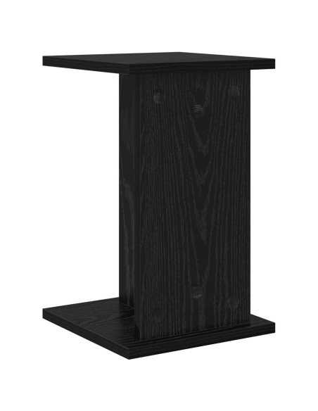 Supporto per piante Rovere Nero 25 x 25,5 x 40,5 cm