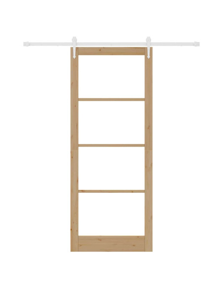 Porta scorrevole Naturale 93 x 232 cm
