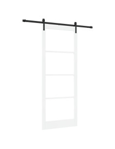 Porta scorrevole ORKDAL Bianco e Nero 93 x 232 cm 2