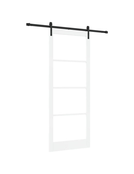 Porta scorrevole ORKDAL Bianco e Nero 93 x 232 cm