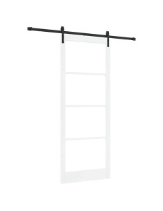 Porta scorrevole ORKDAL Bianco e Nero 93 x 232 cm 2