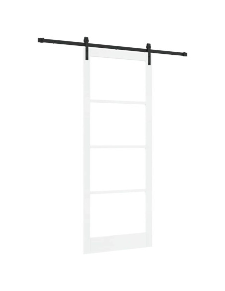 Porta scorrevole ORKDAL Bianco e Nero 93 x 232 cm