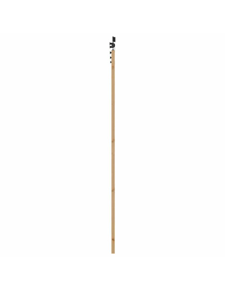 Porta scorrevole ORKDAL Naturale e Nero 93 x 232 cm