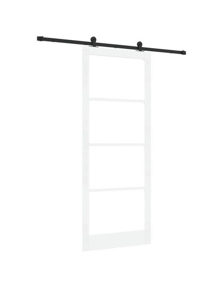 Porta scorrevole ORKDAL Bianco e Nero 93 x 232 cm