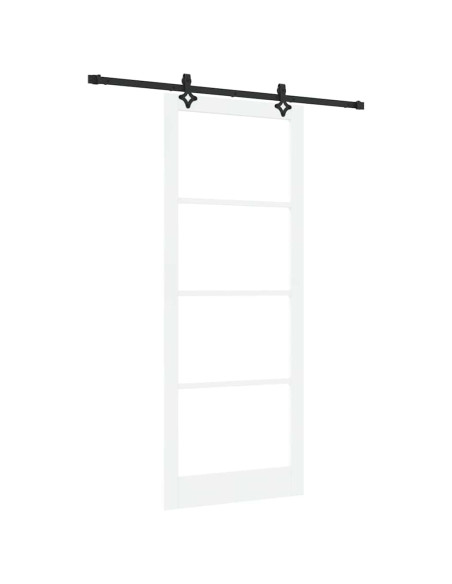 Porta scorrevole ORKDAL Bianco e Nero 93 x 232 cm