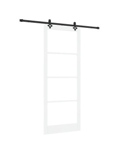 Porta scorrevole ORKDAL Bianco e Nero 93 x 232 cm 2