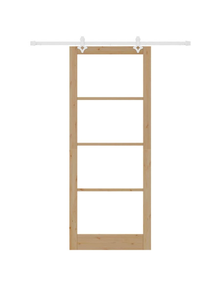 Porta scorrevole Naturale 93 x 232 cm