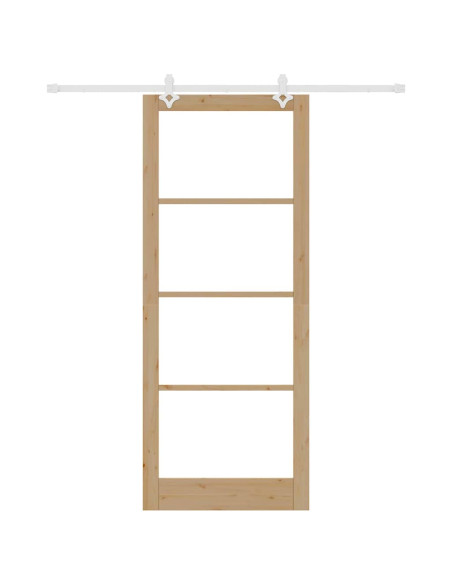 Porta scorrevole Naturale 93 x 232 cm