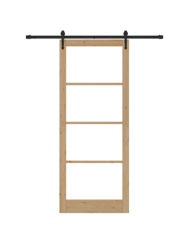 Porta scorrevole Naturale 93 x 232 cm