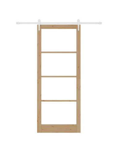 Porta scorrevole Naturale 93 x 232 cm