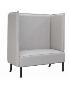 Divano alto 101cm Grigio nuvola Tessuto 2