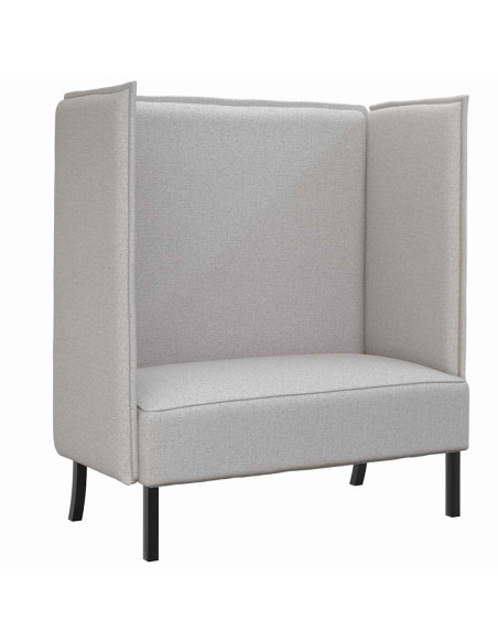 Divano alto 101cm Grigio nuvola Tessuto