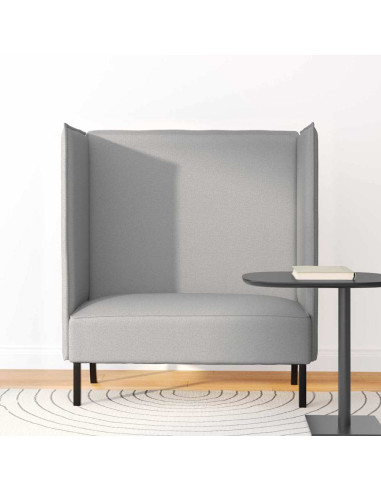 Divano alto 101cm Grigio nuvola Tessuto