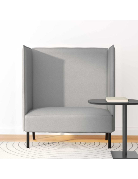 Divano alto 101cm Grigio nuvola Tessuto