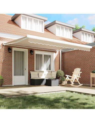 Telo di ricambio per tenda da sole Beige 380 x 345 cm