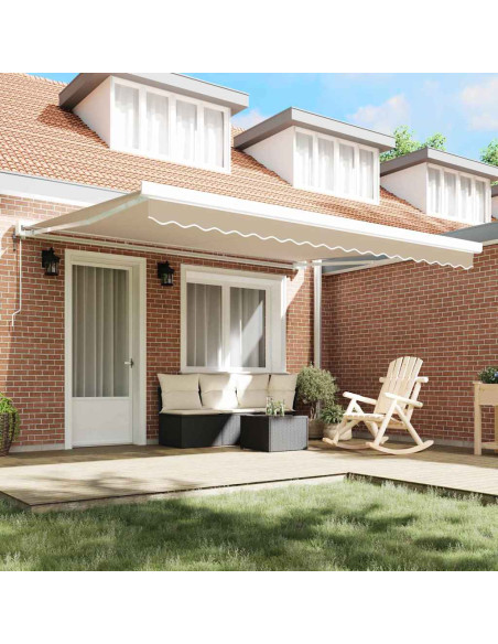 Telo di ricambio per tenda da sole Beige 380 x 345 cm