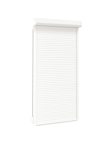 Persiana a rullo Bianco 110 x 220 cm Alluminio e poliuretano