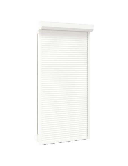 Persiana a rullo Bianco 110 x 220 cm Alluminio e poliuretano