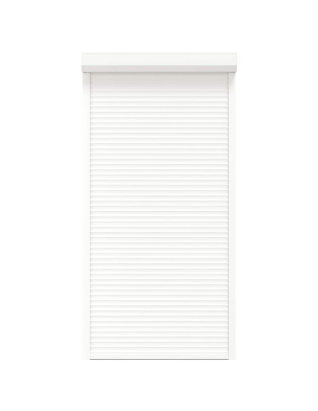 Persiana a rullo Bianco 110 x 220 cm Alluminio e poliuretano