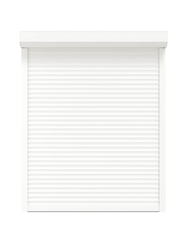 Persiana a rullo Bianco 120 x 150 cm Alluminio e poliuretano