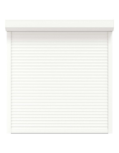 Persiana a rullo Bianco 130 x 140 cm Alluminio e poliuretano