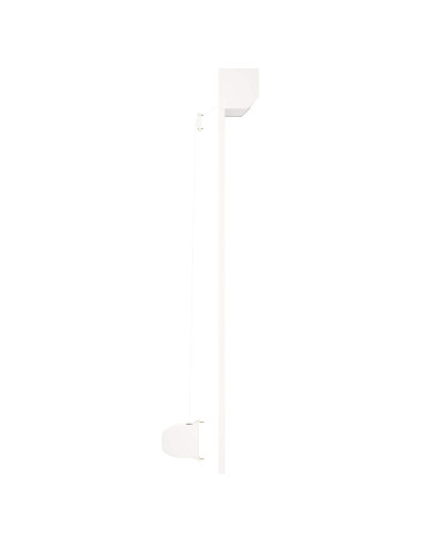 Persiana a rullo Bianco 130 x 140 cm Alluminio e poliuretano