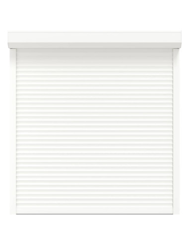 Persiana a rullo Bianco 140 x 150 cm Alluminio e poliuretano