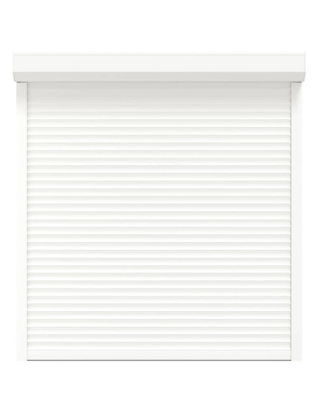Persiana a rullo Bianco 140 x 150 cm Alluminio e poliuretano