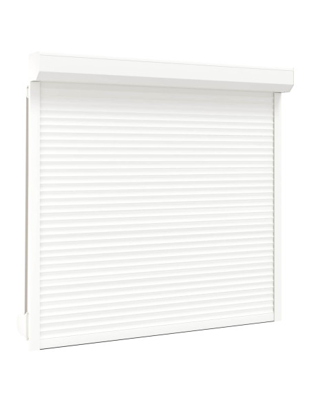 Persiana a rullo Bianco 160 x 150 cm Alluminio e poliuretano