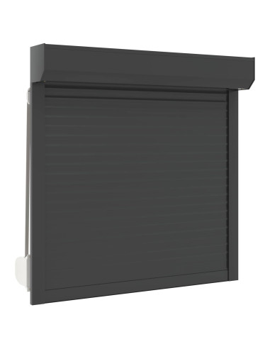 Persiana a rullo Antracite 100 x 100 cm Alluminio e poliuretano