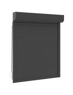 Persiana a rullo Antracite 100 x 130 cm Alluminio e poliuretano 2
