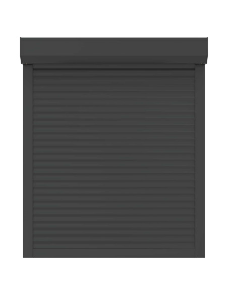 Persiana a rullo Antracite 100 x 130 cm Alluminio e poliuretano